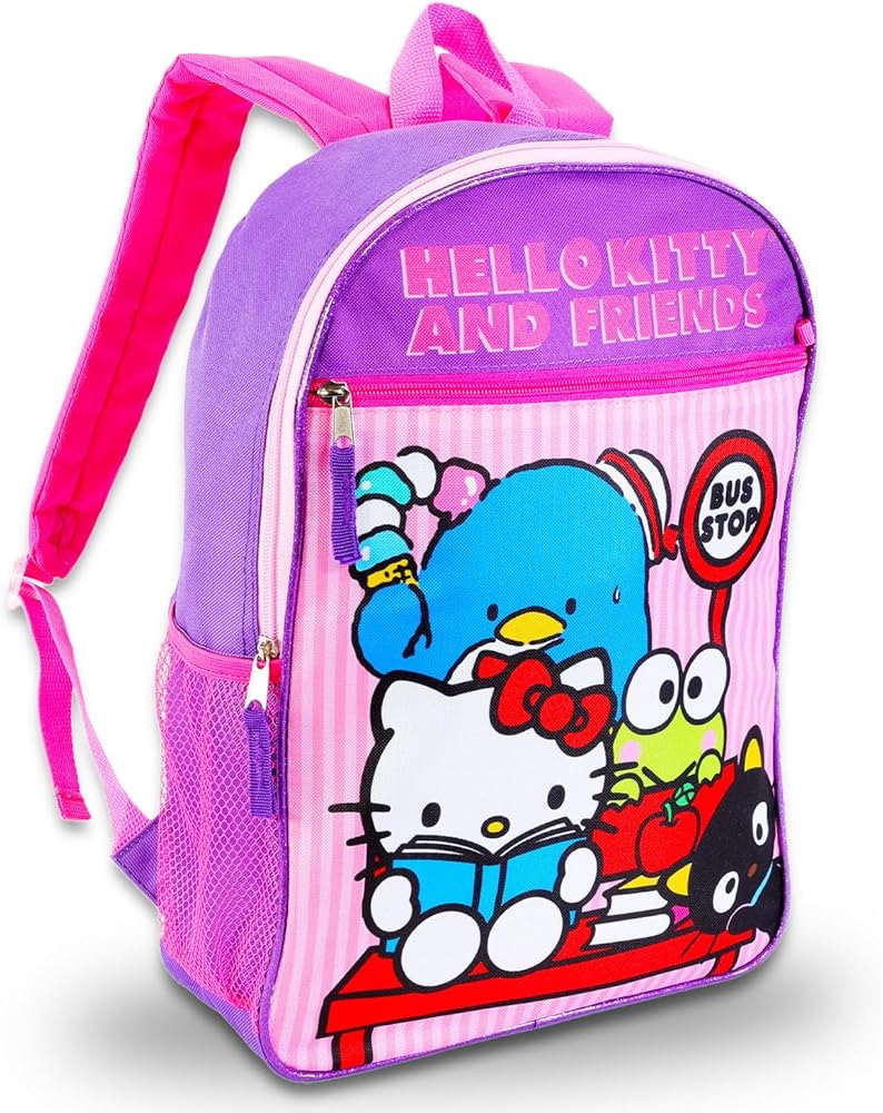 Amazon.com | SANRIO Backpack with Lunch Bag Set - Bundle of 16